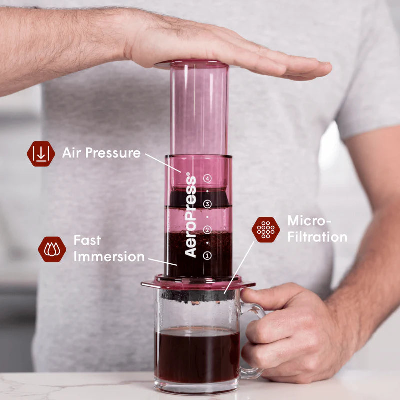Aeropress - Clear Pink