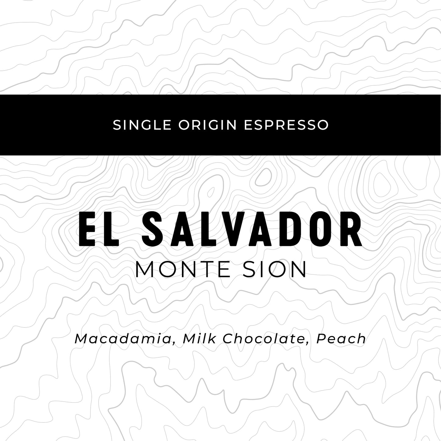 El Salvador Monte Sion - Espresso