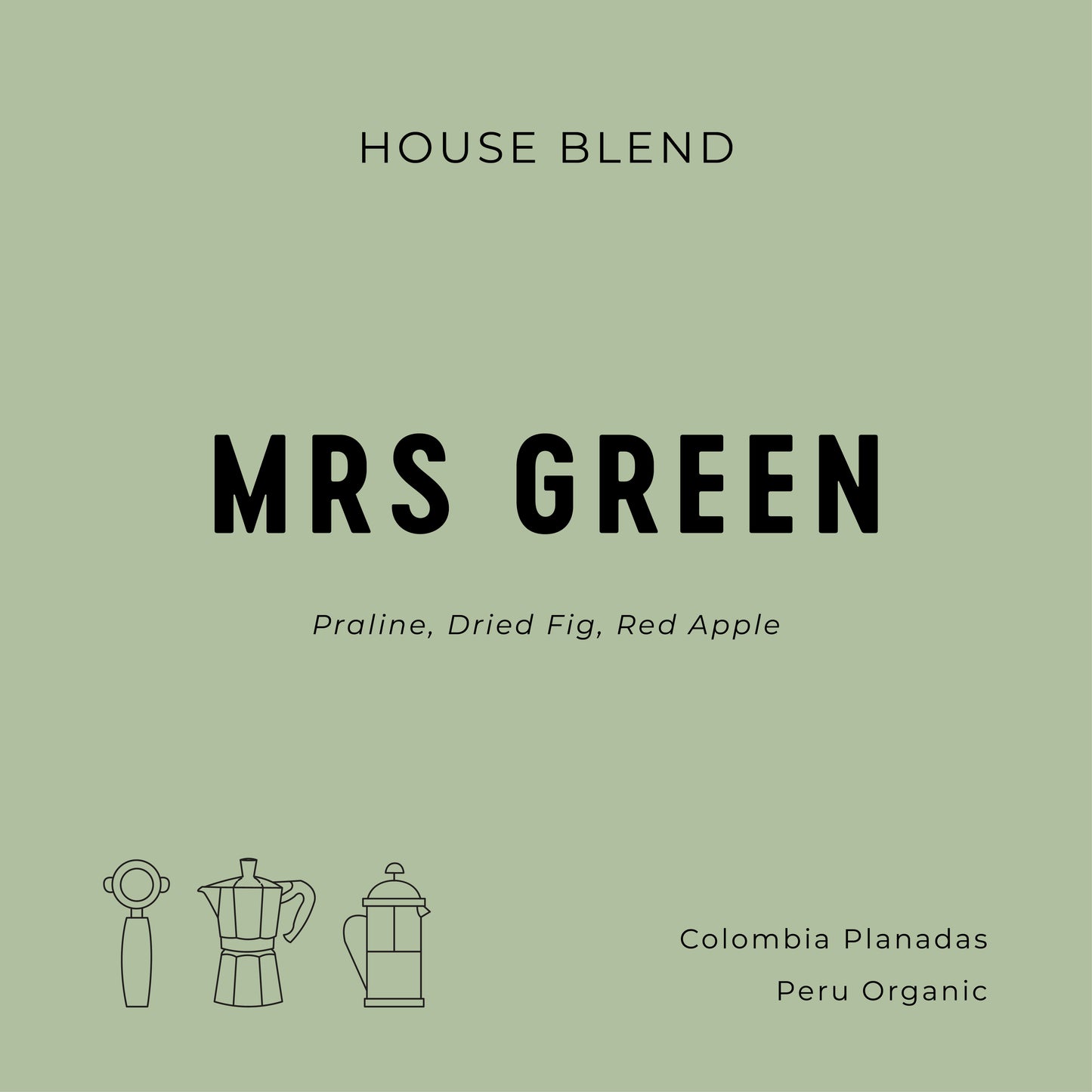 Mrs Green - Organic House Blend